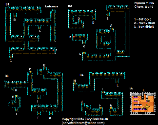 Thumbnail for a map of Ripona Mines for the NES game Chaos World.