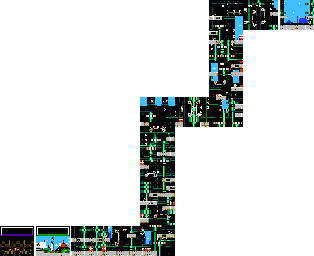 Thumbnail for a map of Level 6 Clock Tower for the NES game Chip 'N Dale: Rescue Rangers 2.