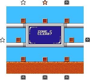 Thumbnail for a map of Area C Bonus for the NES game Chip 'N Dale: Rescue Rangers.