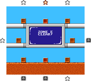 Thumbnail for a map of Area E Bonus for the NES game Chip 'N Dale: Rescue Rangers.
