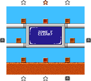 Thumbnail for a map of Area F Bonus for the NES game Chip 'N Dale: Rescue Rangers.