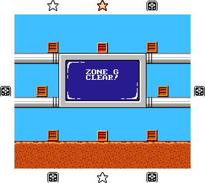 Thumbnail for a map of Area G Bonus for the NES game Chip 'N Dale: Rescue Rangers.