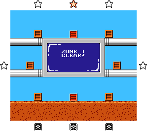 Thumbnail for a map of Area I Bonus for the NES game Chip 'N Dale: Rescue Rangers.