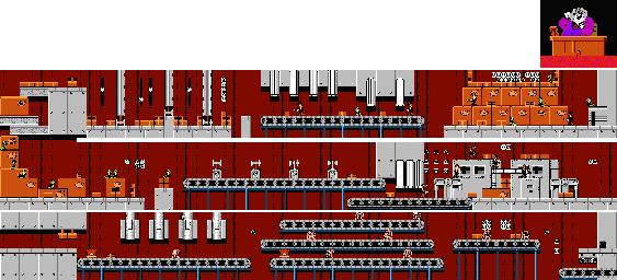 Thumbnail for a map of Area J for the NES game Chip 'N Dale: Rescue Rangers.
