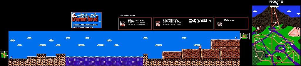 Thumbnail for a map of Route 03 for the NES game Clash At Demonhead.