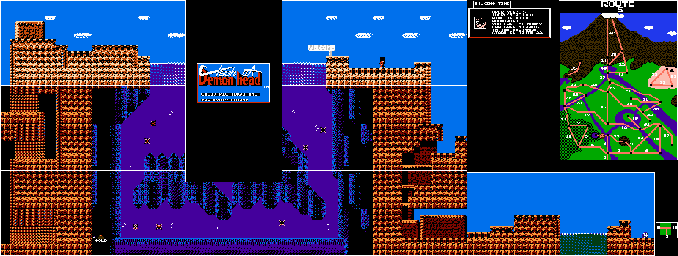 Thumbnail for a map of Route 05 for the NES game Clash At Demonhead.