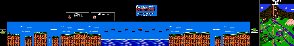 Thumbnail for a map of Route 12 for the NES game Clash At Demonhead.