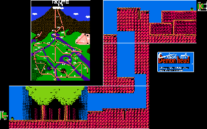 Thumbnail for a map of Route 13 for the NES game Clash At Demonhead.
