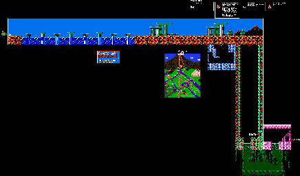 Thumbnail for a map of Route 15 for the NES game Clash At Demonhead.