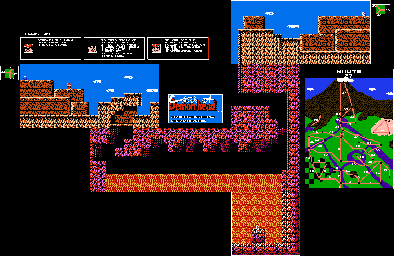 Thumbnail for a map of Route 27 for the NES game Clash At Demonhead.