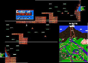 Thumbnail for a map of Route 30 for the NES game Clash At Demonhead.