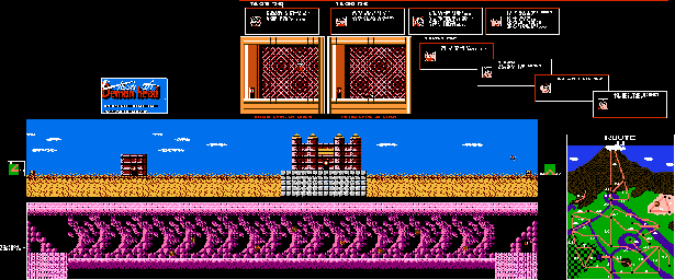 Thumbnail for a map of Route 33 for the NES game Clash At Demonhead.