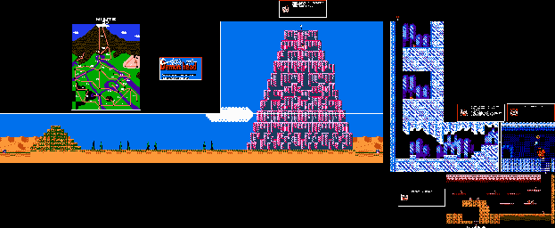 Thumbnail for a map of Route 39 for the NES game Clash At Demonhead.