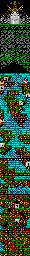 Thumbnail for a map of Stage 3: Waterfall (Unmarked) for the NES game Contra.