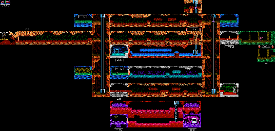 Thumbnail for a map of Area 1 for the NES game Cosmo Police Galivan.