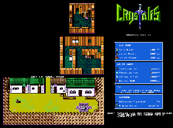 Thumbnail for a map of Amazones Village for the NES game Crystalis.