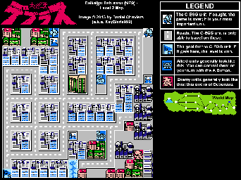 Thumbnail for a map of Level 02 for the NES game Daikaijyu Deburasu.