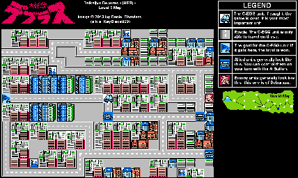 Thumbnail for a map of Level 05 for the NES game Daikaijyu Deburasu.