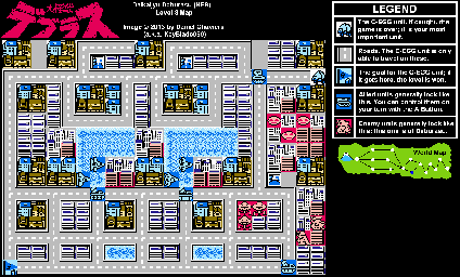 Thumbnail for a map of Level 08 for the NES game Daikaijyu Deburasu.