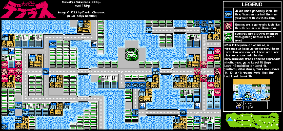 Thumbnail for a map of Level 09 for the NES game Daikaijyu Deburasu.
