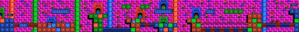 Thumbnail for a map of Carnival Funhouse (1) for the NES game Darkman.