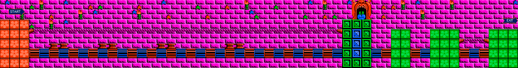 Thumbnail for a map of Carnival Funhouse (2) for the NES game Darkman.
