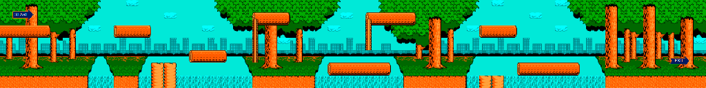 Thumbnail for a map of Central Park (3) for the NES game Darkman.