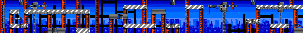 Thumbnail for a map of Strack Construction Site (2) for the NES game Darkman.