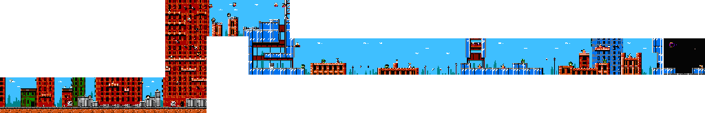 Thumbnail for a map of City for the NES game Darkwing Duck.