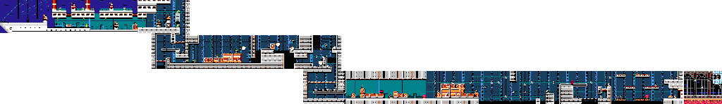 Thumbnail for a map of F.O.W.L.'s Floating Fortress for the NES game Darkwing Duck.
