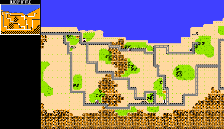 Thumbnail for a map of Bloody Battle for the NES game Desert Commander.