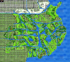 Thumbnail for a map of Ancient China for the NES game Destiny Of An Emperor.