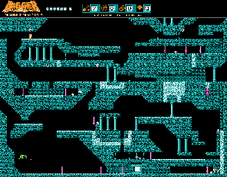 Thumbnail for a map of Cavern 6 for the NES game Digger: The Legend Of The Lost City - Starring Digger T. Rock.