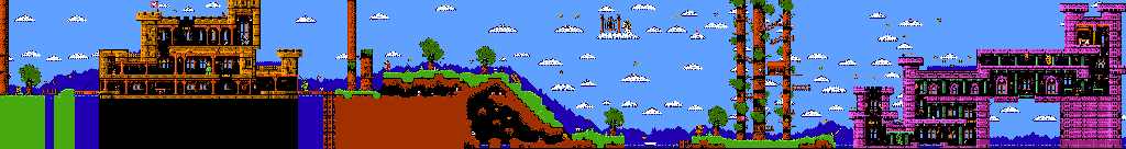 Thumbnail for a map of World for the NES game Dizzy The Adventurer.