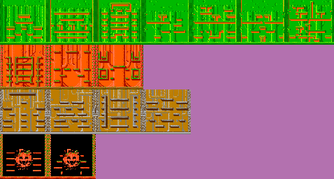 Thumbnail for a map of World 1 for the NES game Don Doko Don.