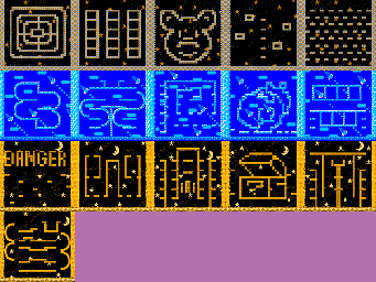Thumbnail for a map of World 4 for the NES game Don Doko Don.