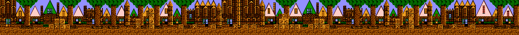 Thumbnail for a map of Level 01: Home Town World for the NES game Donald Land.