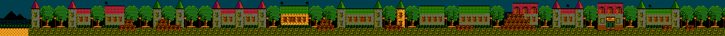 Thumbnail for a map of Level 10: Ghost Town World for the NES game Donald Land.