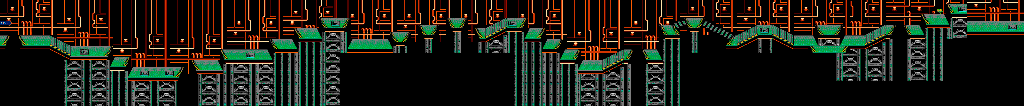 Thumbnail for a map of Stage 2-1 for the NES game Donkey Kong Country 4.
