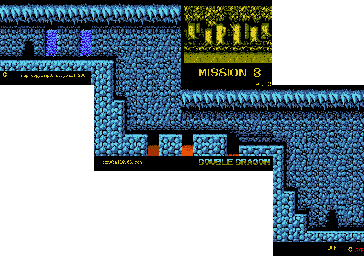 Thumbnail for a map of Mode A Mission 3-3 (Unmarked) for the NES game Double Dragon.