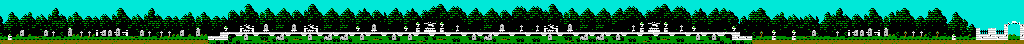 Thumbnail for a map of Stage 2: Cemetery (Dr. Jekyll) for the NES game Dr. Jekyll And Mr. Hyde.