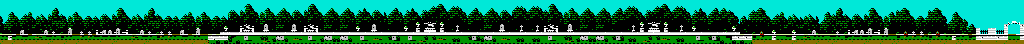 Thumbnail for a map of Stage 5: Cemetery (Dr. Jekyll) for the NES game Dr. Jekyll And Mr. Hyde.