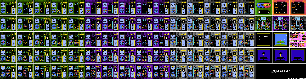 Thumbnail for a map of Levels for the NES game Dr. Mario.