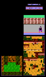 Thumbnail for a map of Kung-Fu Tournament Round 2 (J) for the NES game Dragon Power.