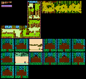Thumbnail for a map of Turtle Hermit for the NES game Dragon Power.