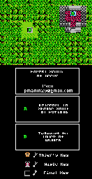 Thumbnail for a map of Main World Forest South Of Reeve for the NES game Dragon Warrior III.