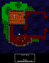 Thumbnail for a map of World Of Darkness: Alefgard Port Town for the NES game Dragon Warrior III.