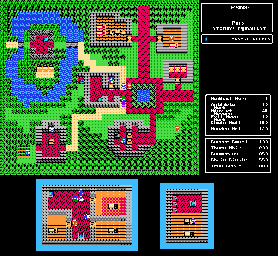 Thumbnail for a map of Chapter 2: Princess Alena's Adventure Frenor for the NES game Dragon Warrior IV.