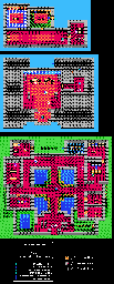 Thumbnail for a map of Chapter 2: Princess Alena's Adventure Santeem Castle for the NES game Dragon Warrior IV.