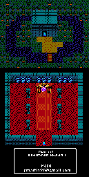 Thumbnail for a map of Chapter 5: The Chosen Ones Den Of Infurnus Shadow for the NES game Dragon Warrior IV.